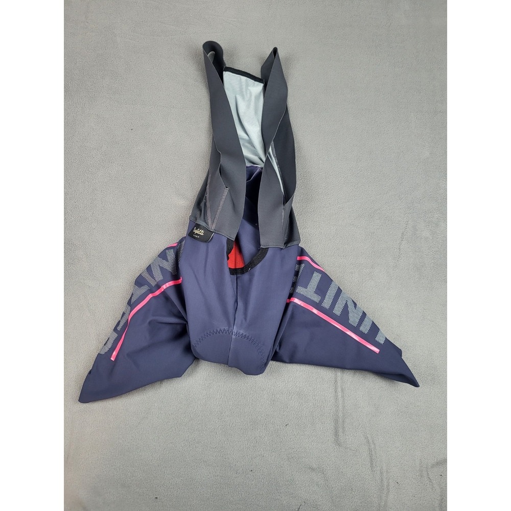 Women’s Navy Bike Shorts with Pink Stripe